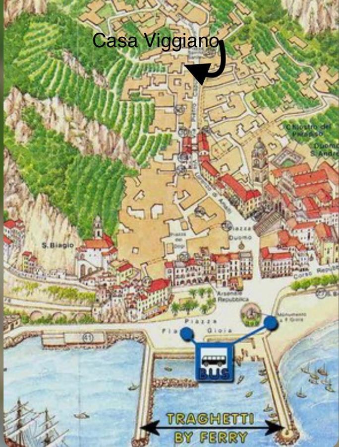 Casa Viggiano In The Heart Of Amalfi Διαμέρισμα Εξωτερικό φωτογραφία